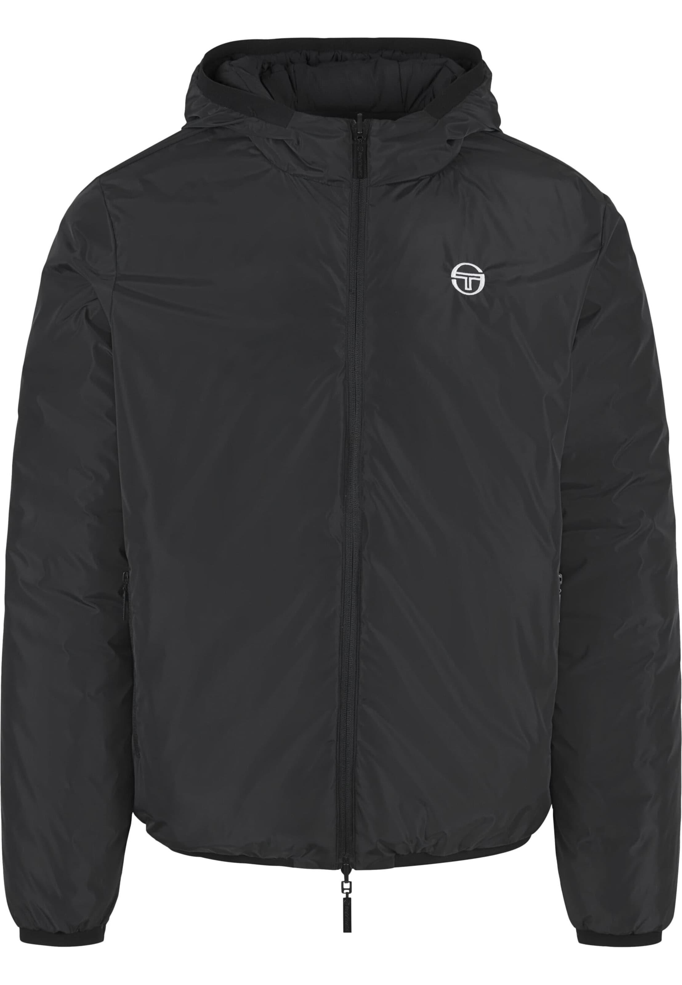 Sergio Tacchini Tussenjas in Zwart: voorkant