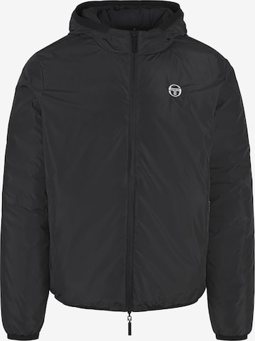 Sergio Tacchini - Chaqueta de entretiempo en negro: frente