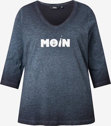 Ulla Popken Shirt in Grijs: voorkant