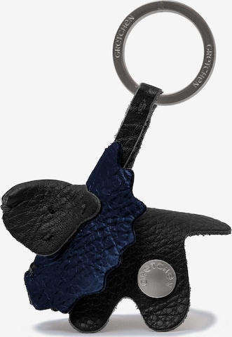 Gretchen Schlüsselanhänger in Schwarz: Vorderseite