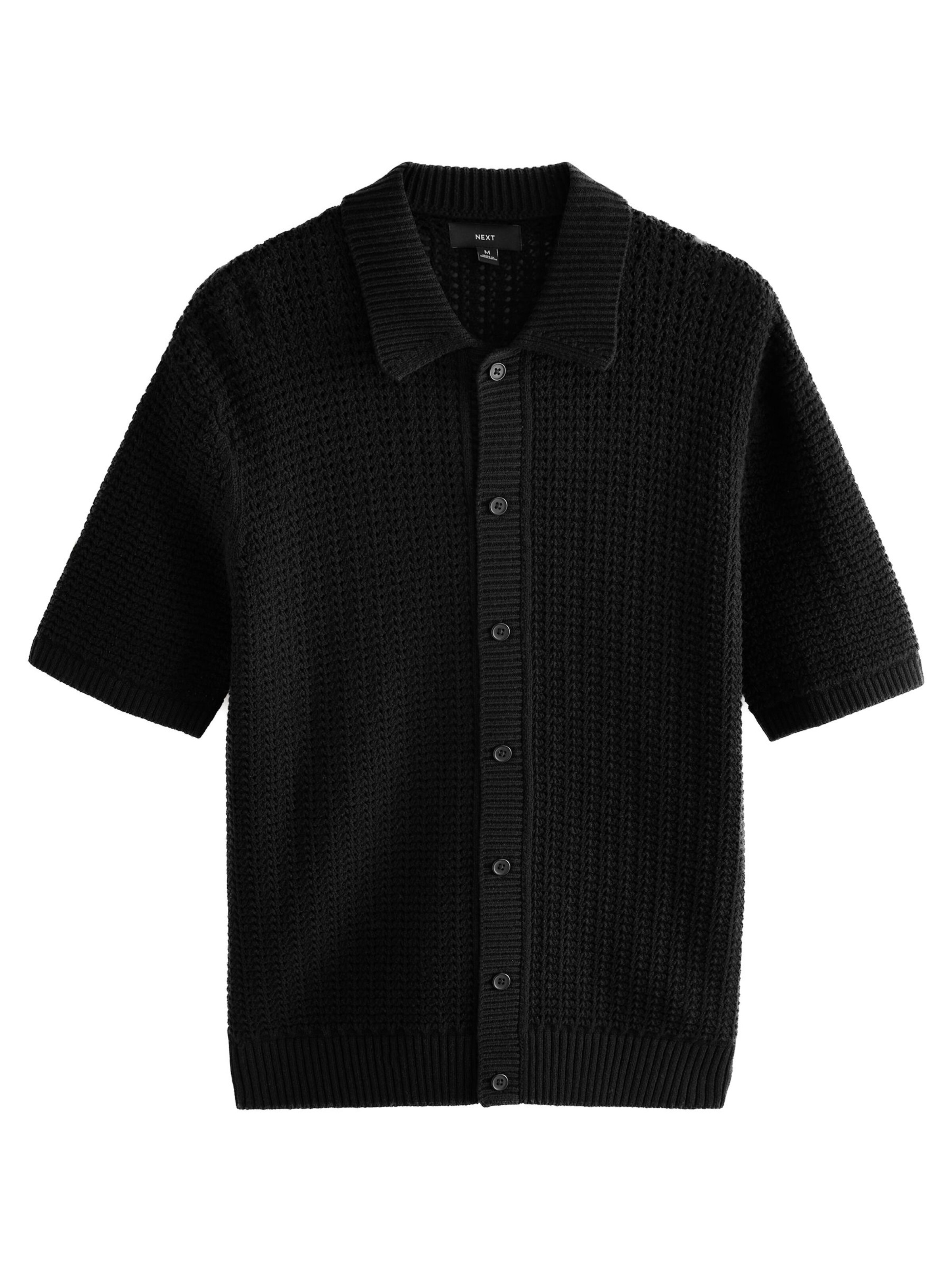 Next Strickjacke in Schwarz: Vorderseite