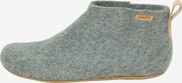 MagicFelt Mules 'Feltboot' in Grey: front