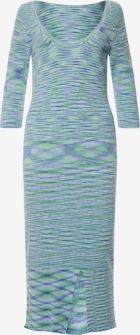 FRENCH CONNECTION Stickad klänning 'Janna' i blå: framsida