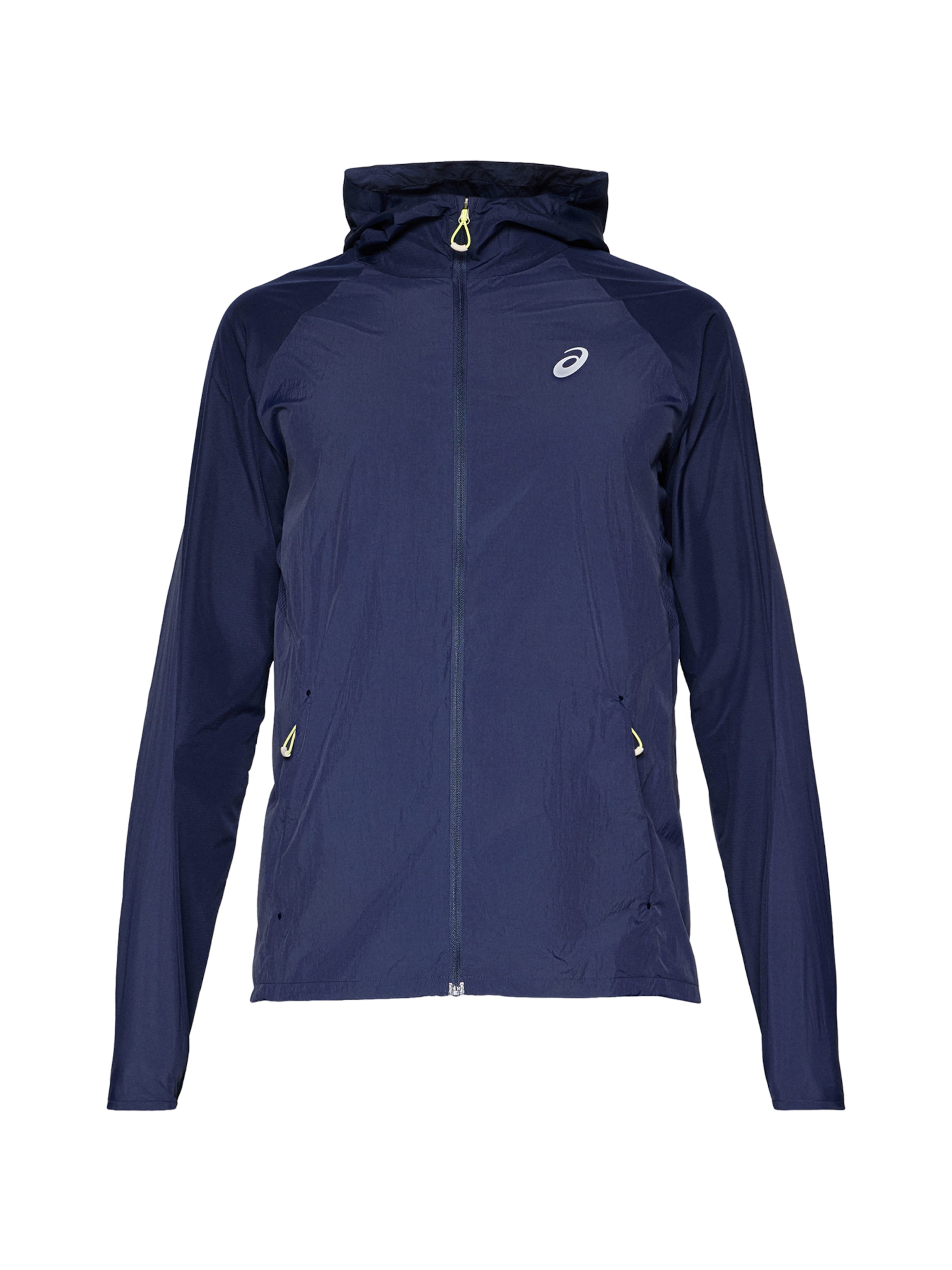 ASICS Sportjacke 'ROAD PACKABLE' in Blau: Vorderseite