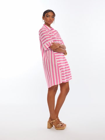 Lola Casademunt - Vestido camisero en rosa
