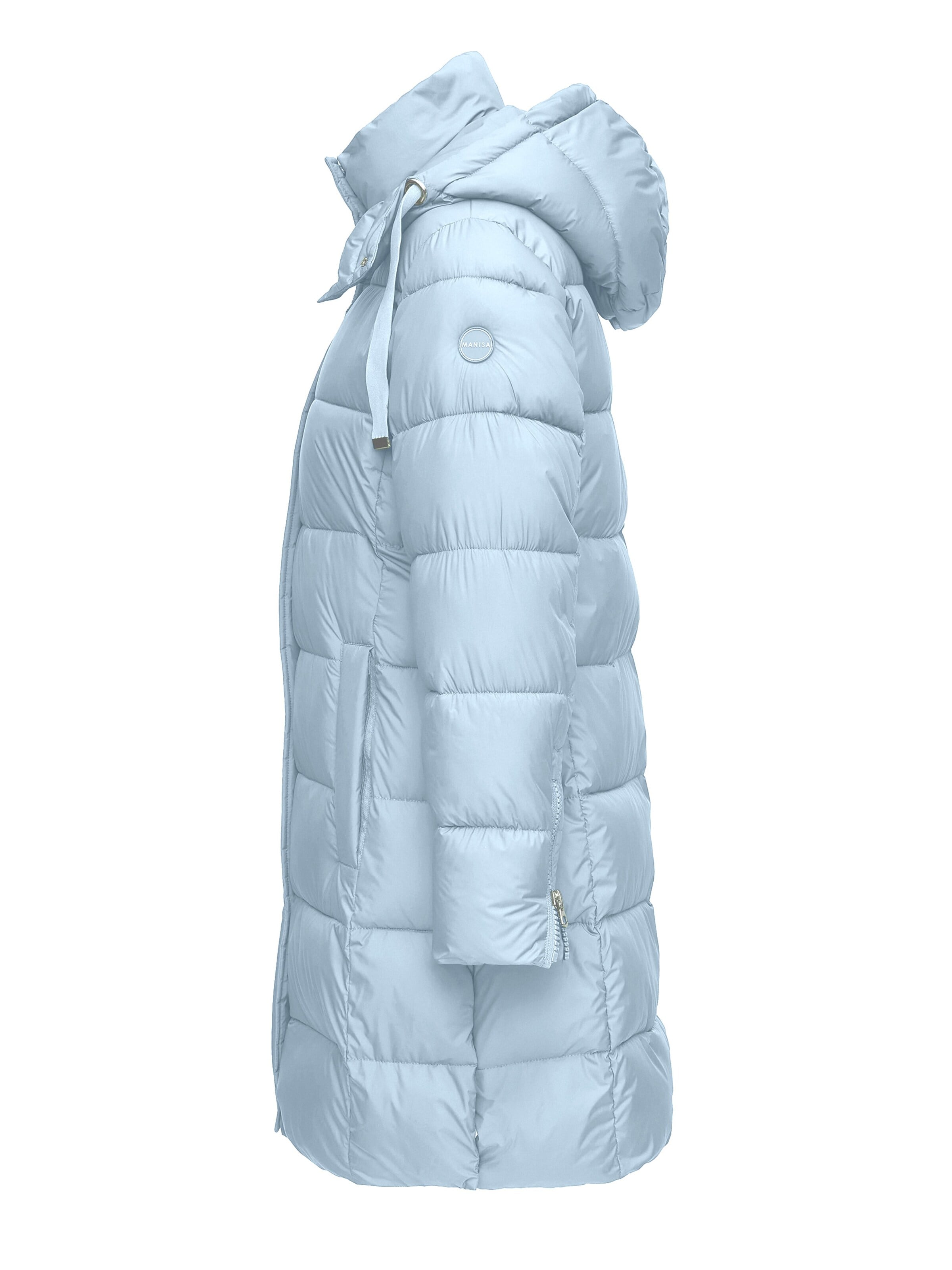 MANISA Winterparka 'Steppmantel'‌‌‌‌‌‌‌‌ in Blau