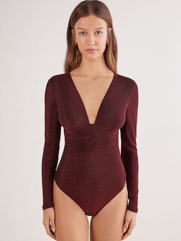 INTIMISSIMI Body 'SHIMMERING PASSION' in Rot: Vorderseite