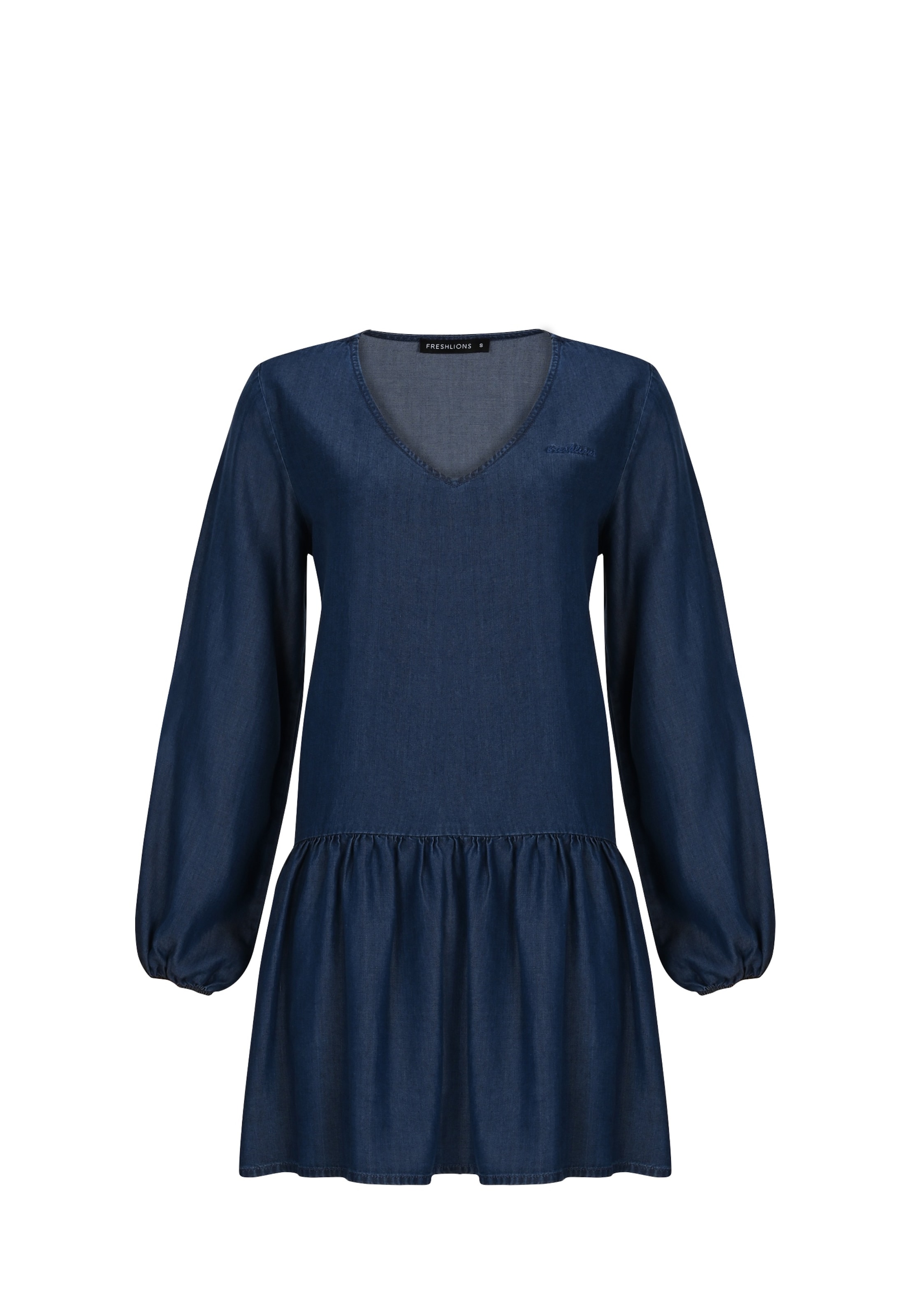 FRESHLIONS Shirt dress 'Bonnie' in Blue: front