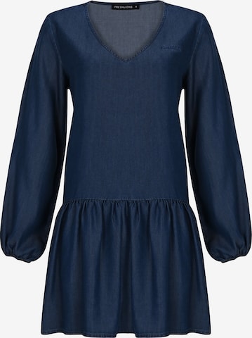 FRESHLIONS Shirt dress 'Bonnie' in Blue: front