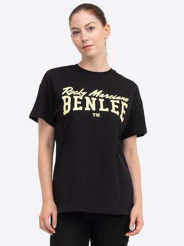 T-shirt fonctionnel Benlee en noir : devant