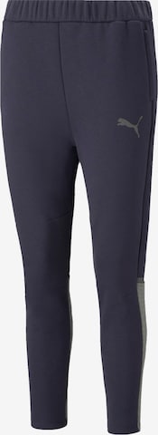 PUMASlimfit Sportske hlače - plava boja: prednji dio