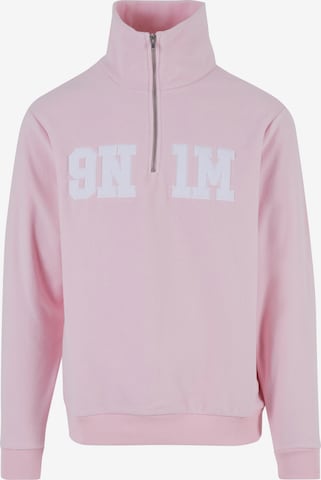 Felpa di 9N1M SENSE in rosa: frontale
