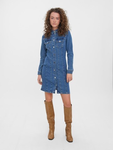 VERO MODA Shirt dress 'Nina' in Blue