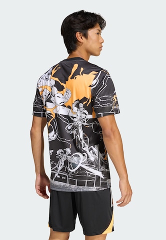 Maglia funzionale 'All Blacks Marvel Captains' di ADIDAS PERFORMANCE in nero