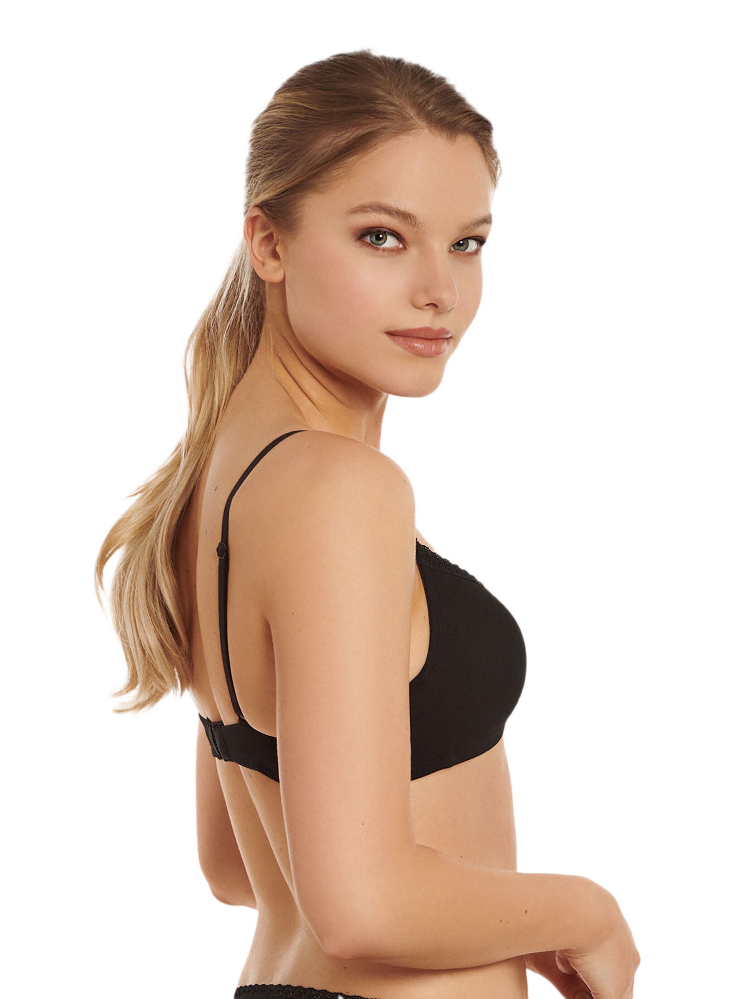 Lisca Triangel BH 'Ines'‌‌‌‌‌‌‌‌ in Schwarz