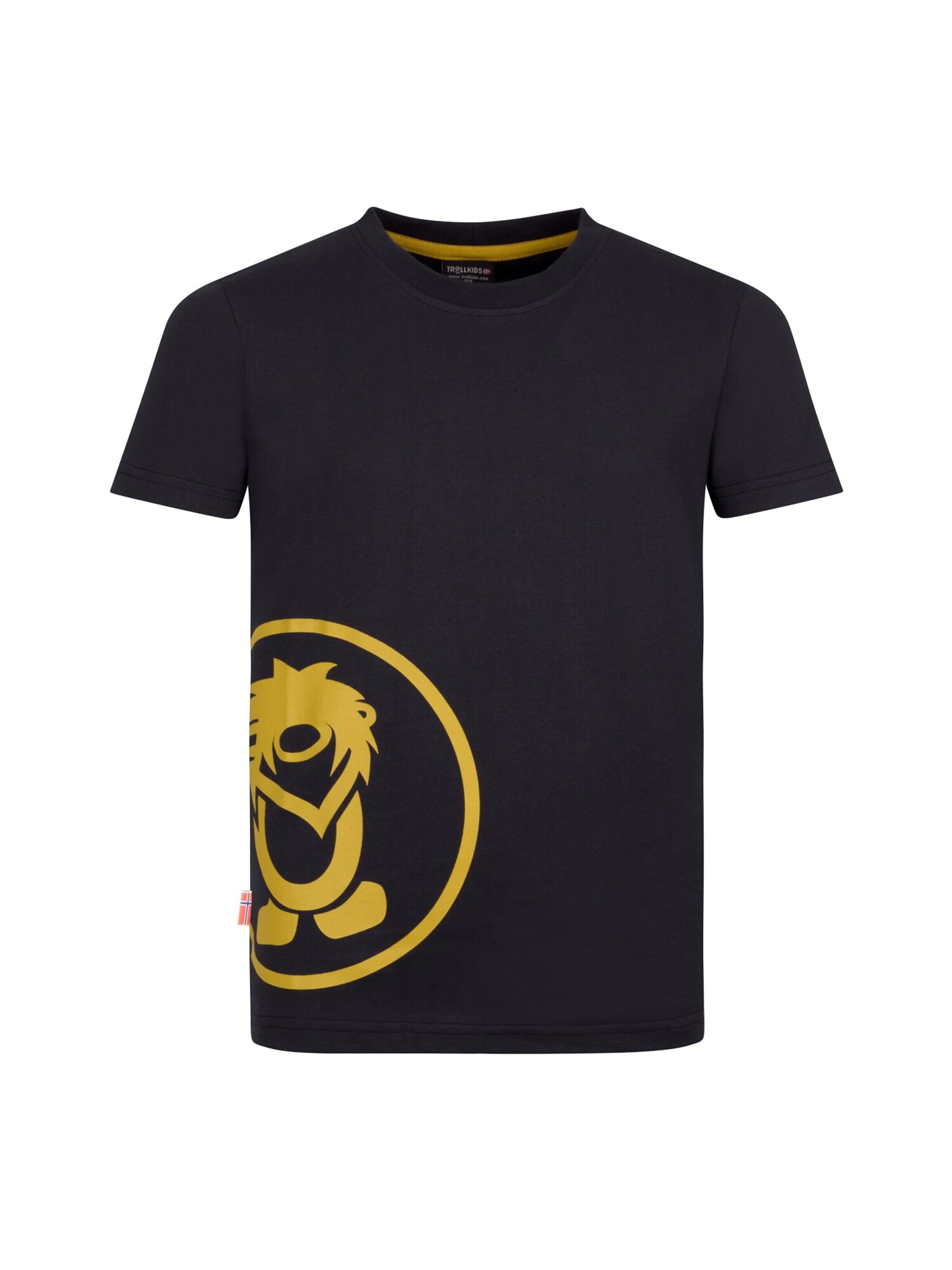 TROLLKIDS Performance Shirt in Black: front