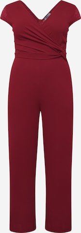 WAL G. Jumpsuit 'CONNOR' i rød: forside