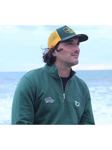 Sweat-shirt Surf Monkey en vert : devant