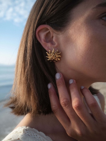 PURELEI - Pendientes 'Iconic Sun' en oro