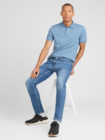 BOSS Black Poloshirt 'Pallas' in Blau