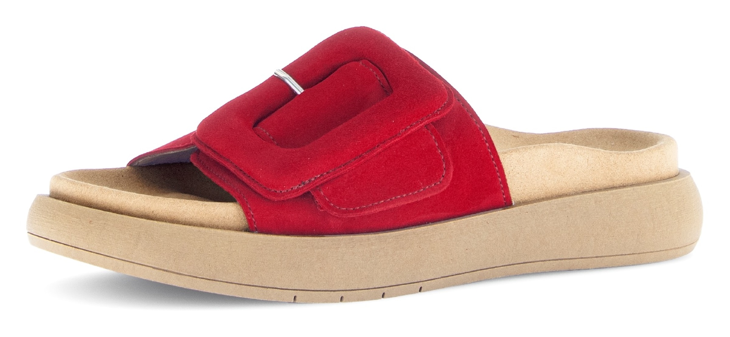 GABOR Mules in Red: front