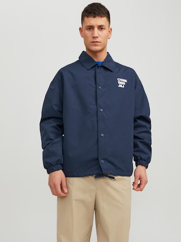 Veste mi-saison 'Vibes' JACK & JONES en bleu : devant