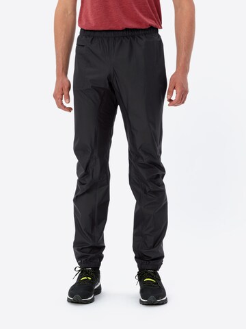 VAUDE Tapered Outdoor trousers 'Scopi' in Black: front