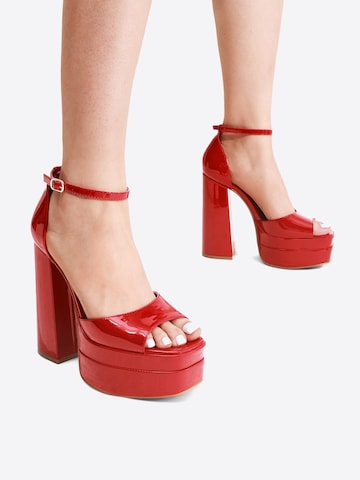 Dream Pairs Strap Sandals in Red