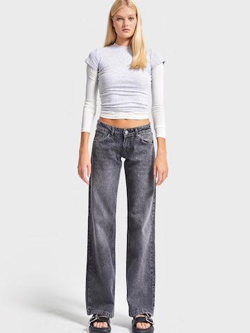 IT'S BASIC Regular Jeans 'Straight Low Rise Jeans' in Grijs