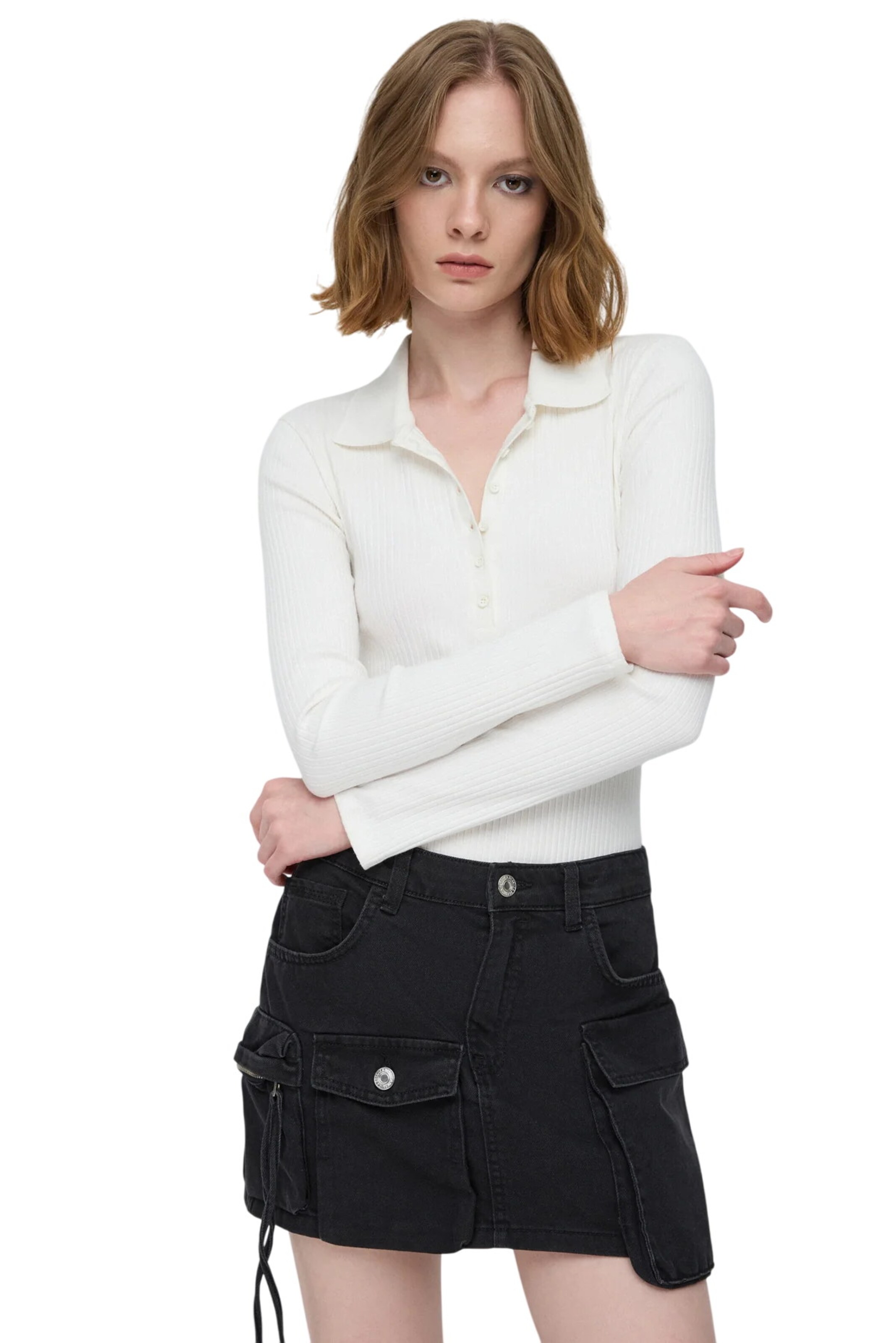 No Matter What Shirt bodysuit in White