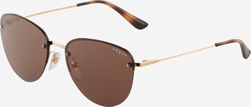 Lunettes de soleil '0VO4156S' VOGUE Eyewear en marron : devant