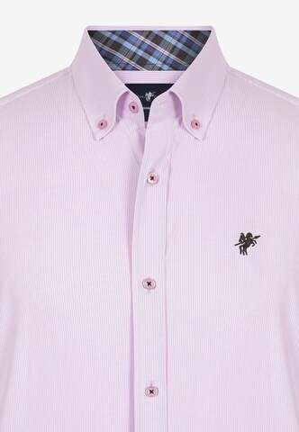 Coupe regular Chemise 'Craig' DENIM CULTURE en rose