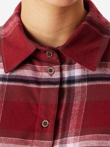 SCHIESSER Pyjama 'Selected Premium Warming' in Rot