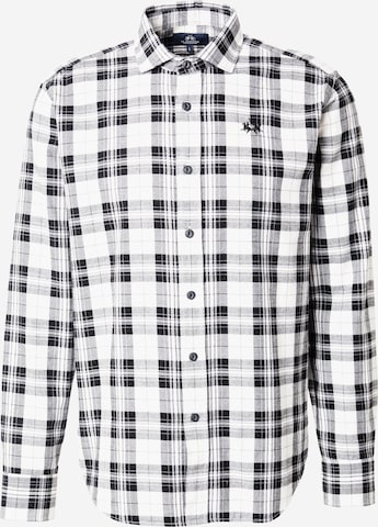 La Martina Comfort fit Koszula w kolorze biały: przód