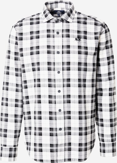 Marškiniai iš La Martina, spalva – juoda / balta, Prekių apžvalga