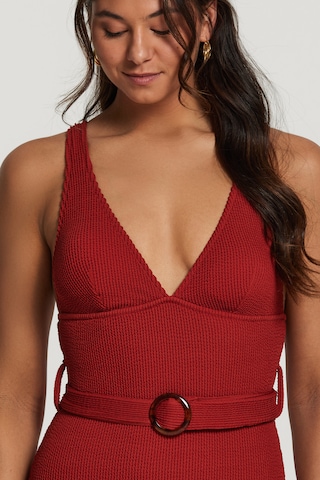 Shiwi Triangle Swimsuit 'Amy' in Red