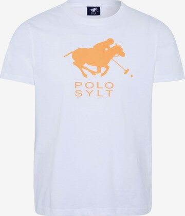 Polo Sylt Shirt in White: front