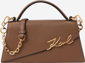 Karl Lagerfeld Olkalaukku värissä ruskea: etupuoli