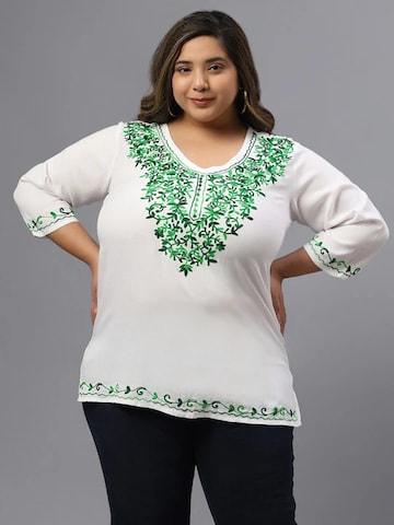 PfauGermany Oversizeshirt 'Regular'‌‌‌‌‌‌‌ in Weiß: Vorderseite