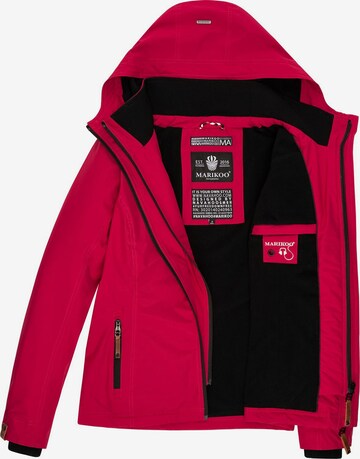 MARIKOO Weatherproof jacket 'Erdbeere' in Red