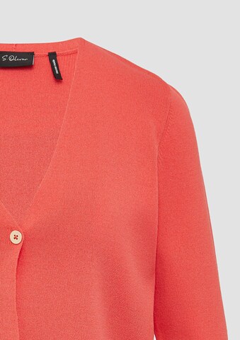 s.Oliver BLACK LABEL Knit cardigan in Red
