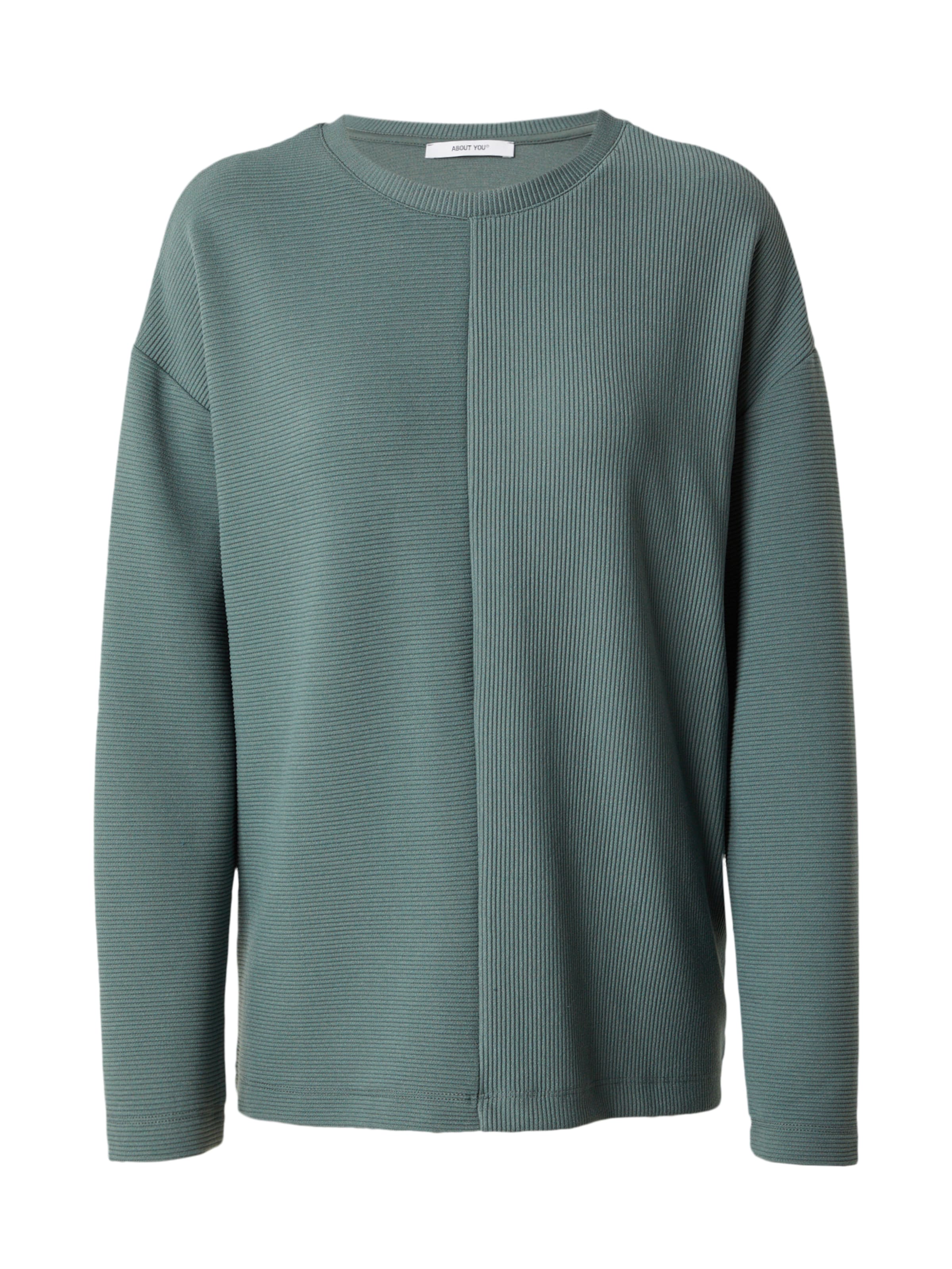 ABOUT YOU Свитшот 'Dilara' в Зеленый: спереди