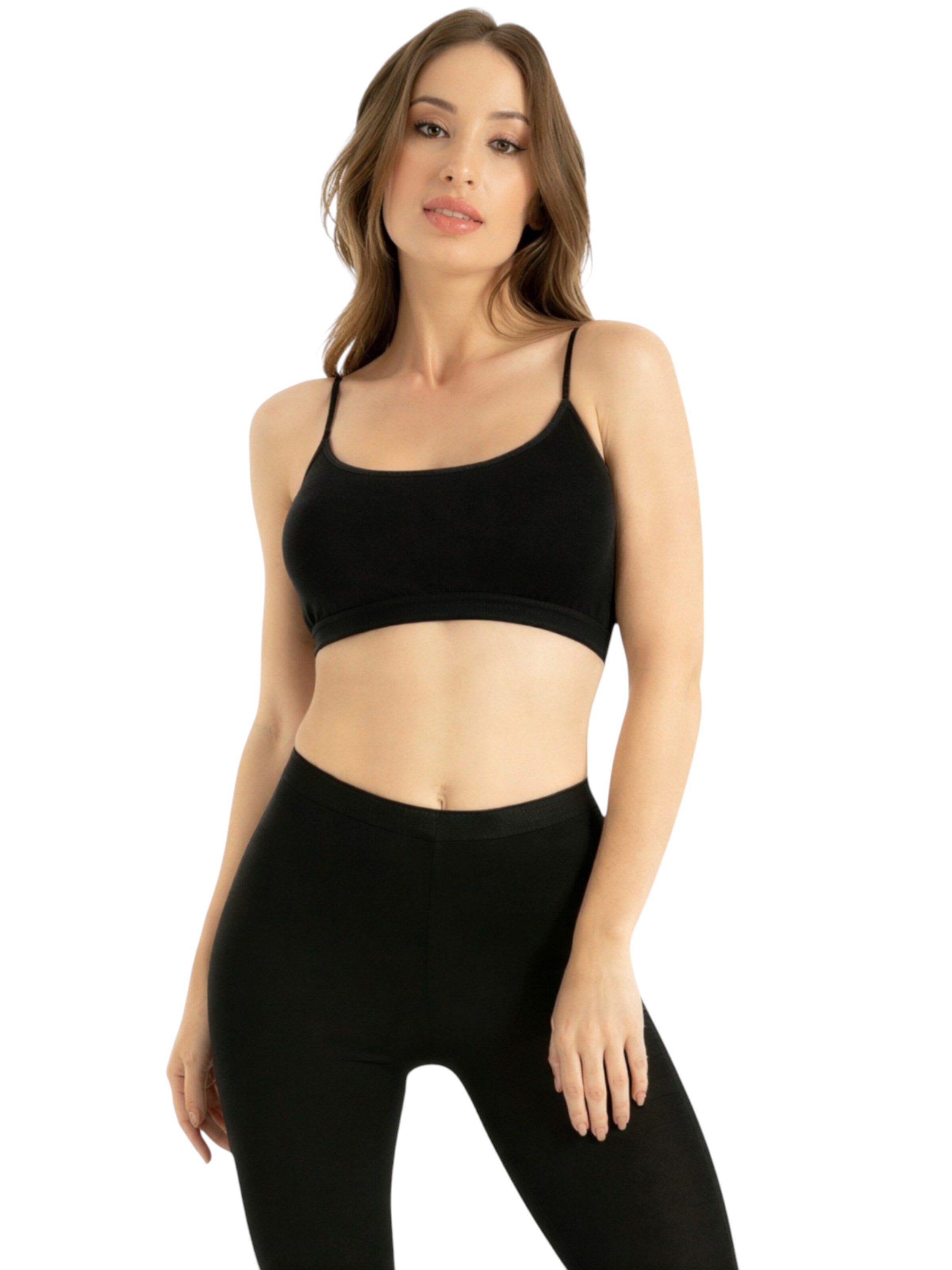 WENOR Bustier Biustonosz sportowy w kolorze czarny