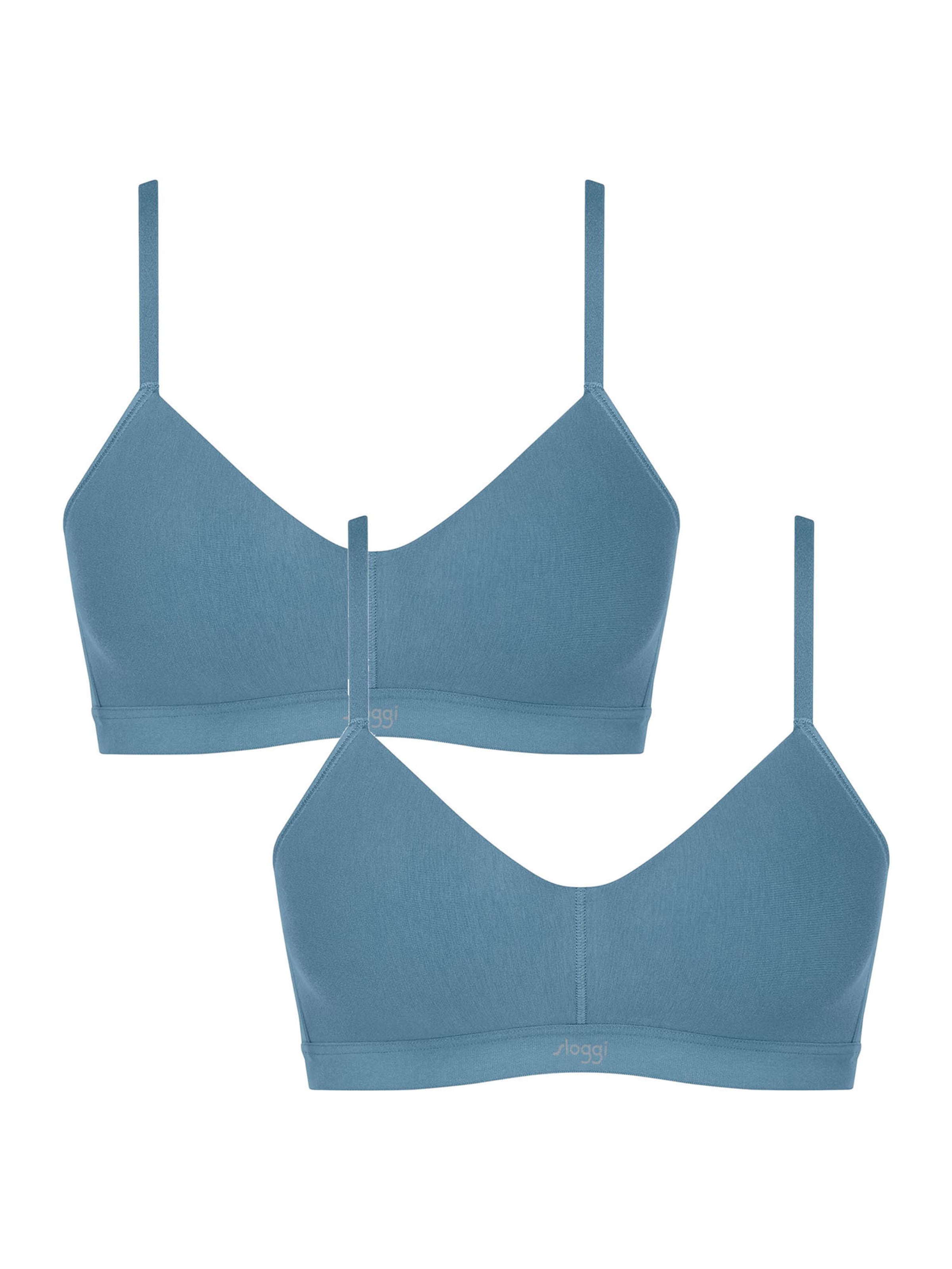 SLOGGI - Clásico Sujetador 'Ever' en azul: frente