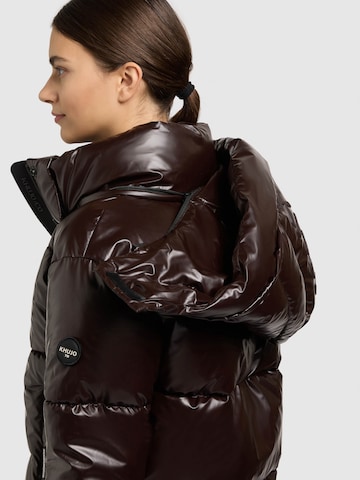 Veste d’hiver 'Devina2 Shiny' khujo en marron