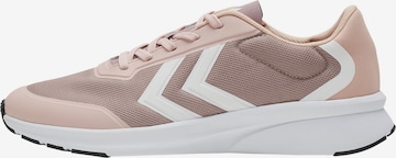 Baskets basses Hummel en rose : devant