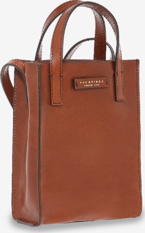 The Bridge Handbag in Brown: front