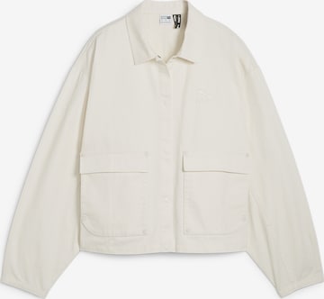 PUMA Between-Season Jacket in White: front