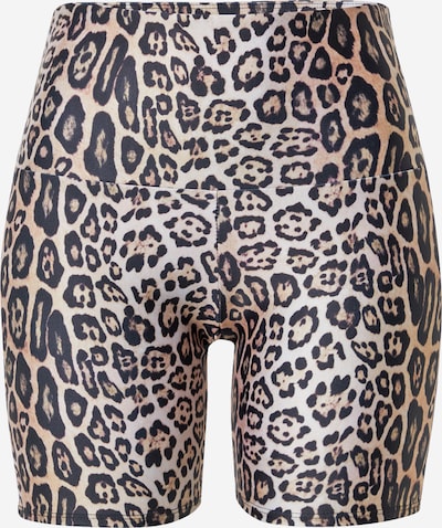 Onzie Sportbyxa i beige / brunmelerad / ljusgrå, Produktvy