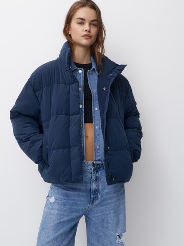 Pull&Bear Tussenjas in Blauw: voorkant